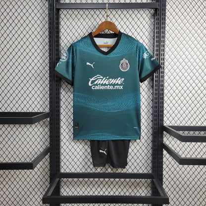 Kit Infantil Chivas Guadalajara III 23/24 (Sob encomenda)