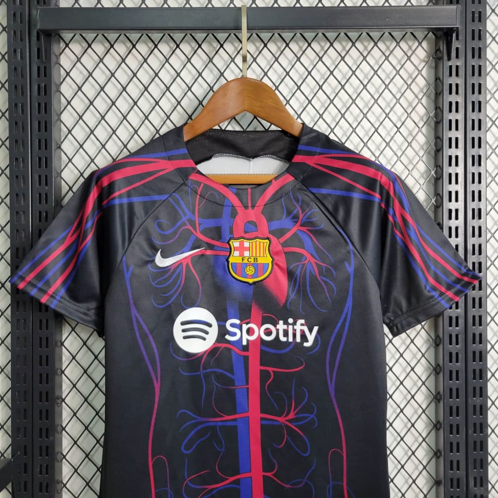 Kit Infantil Barcelona Pré-Jogo 23/24 (Sob encomenda) x Patta