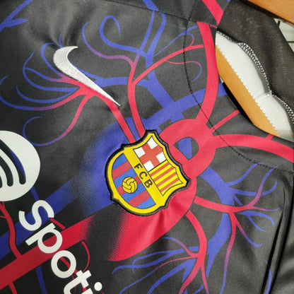 Kit Infantil Barcelona Pré-Jogo 23/24 (Sob encomenda) x Patta