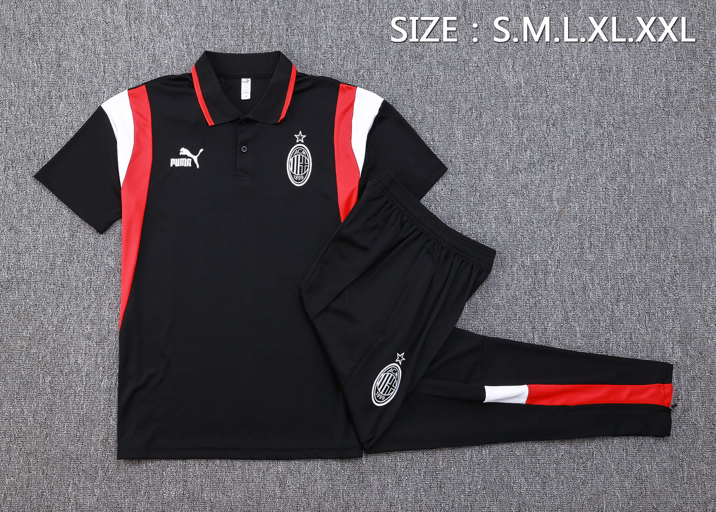 Conjunto de Treino Milan 23/24 (Sob encomenda)