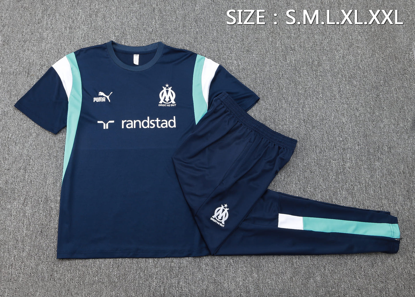 Conjunto de Treino Olympique de Marseille 23/24 (Sob encomenda)