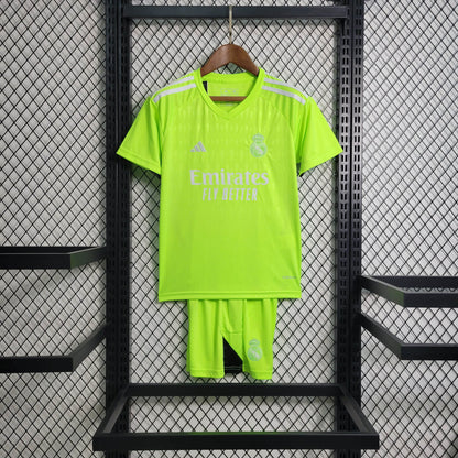 Kit Infantil Real Madrid Goleiro 23/24 (Sob encomenda)