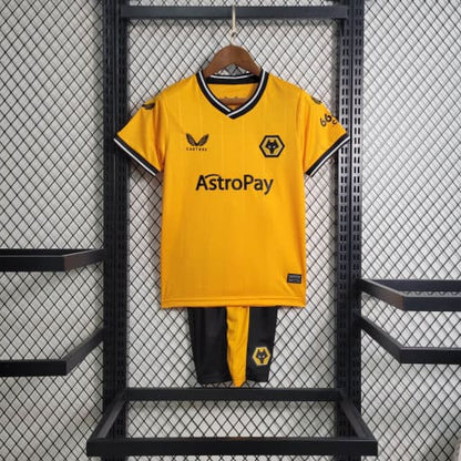 Kit Infantil Wolverhampton I 23/24 (Sob encomenda)