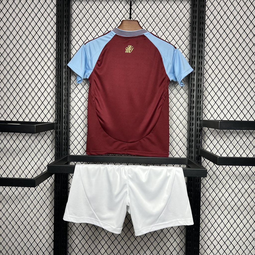 Kit Infantil Aston Villa I 24/25 (Sob encomenda)