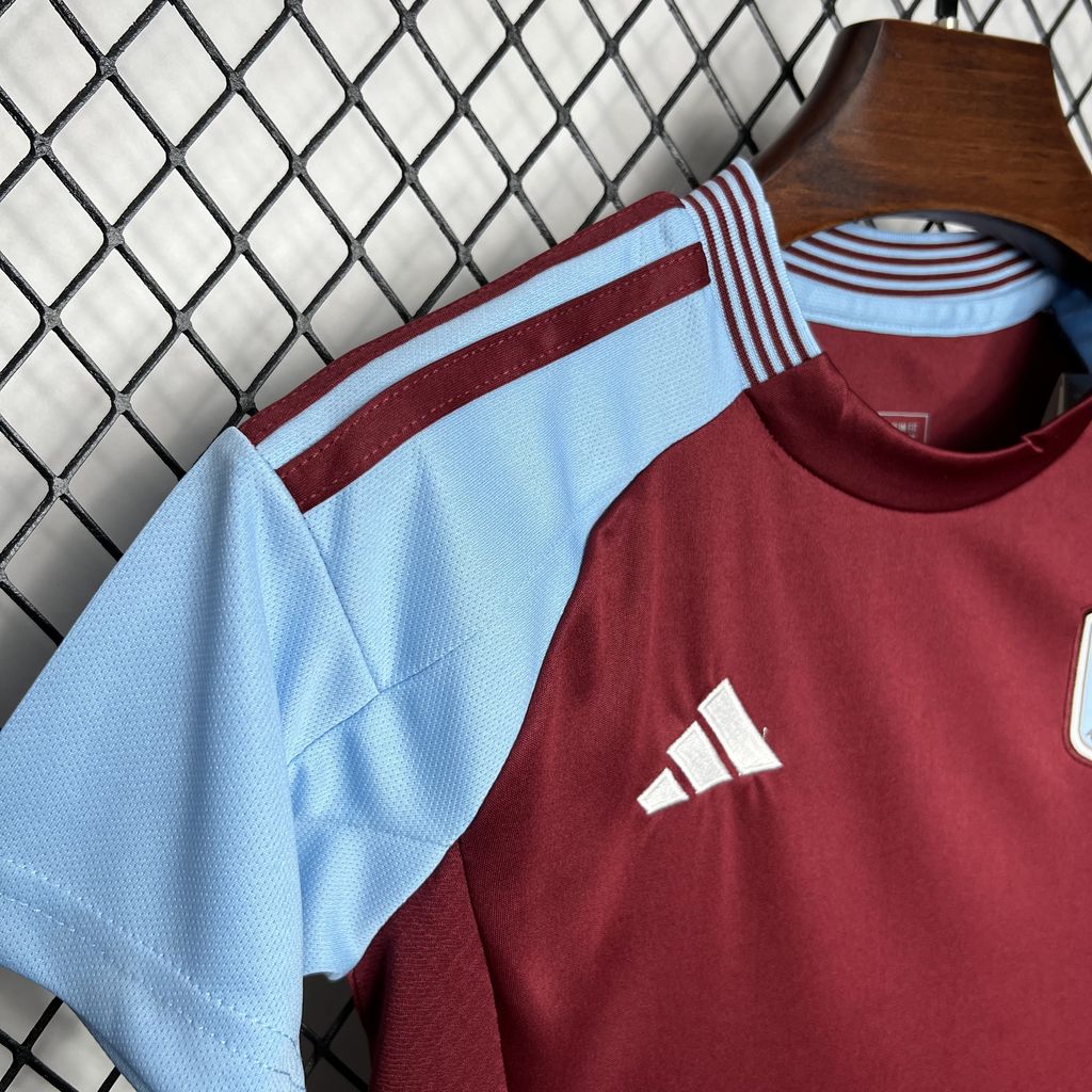 Kit Infantil Aston Villa I 24/25 (Sob encomenda)