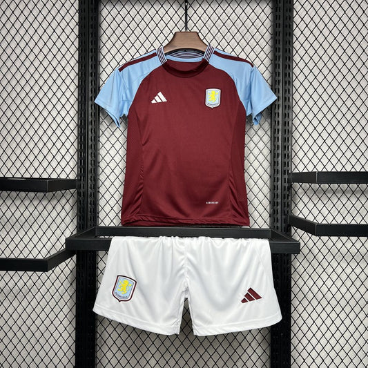 Kit Infantil Aston Villa I 24/25 (Sob encomenda)