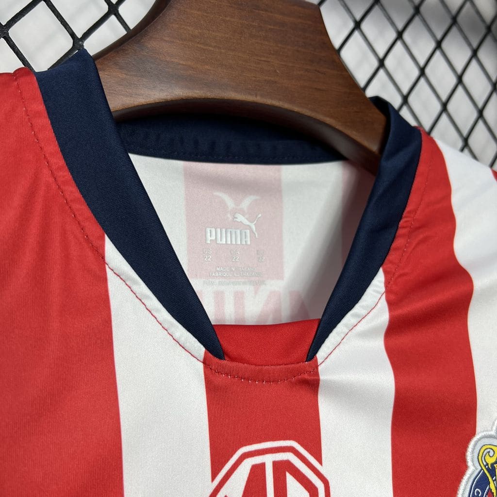 Kit Infantil Chivas Guadalajara I 24/25 (Sob encomenda)