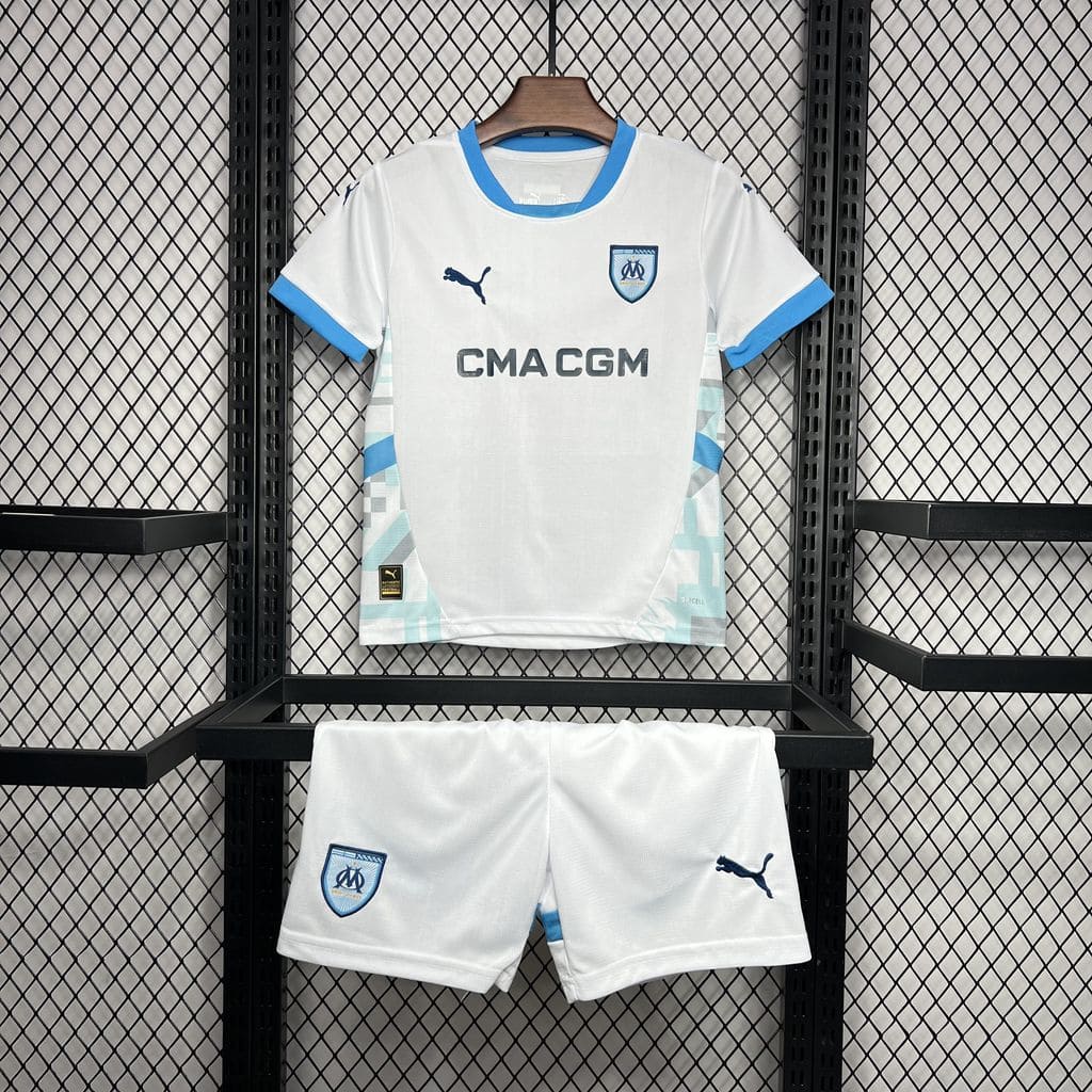 Kit Infantil Olympique de Marseille I 24/25 (Sob encomenda)