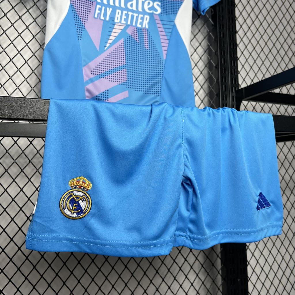 Kit Infantil Real Madrid Goleiro 24/25 (Sob encomenda)