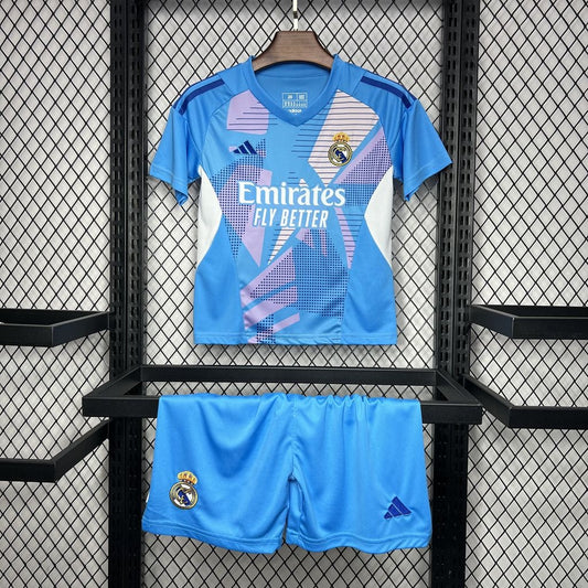 Kit Infantil Real Madrid Goleiro 24/25 (Sob encomenda)