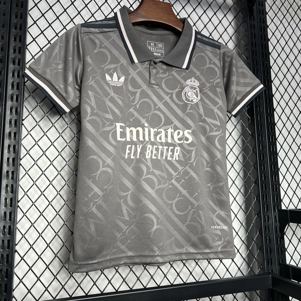 Kit Infantil Real Madrid III 24/25 (Sob encomenda)