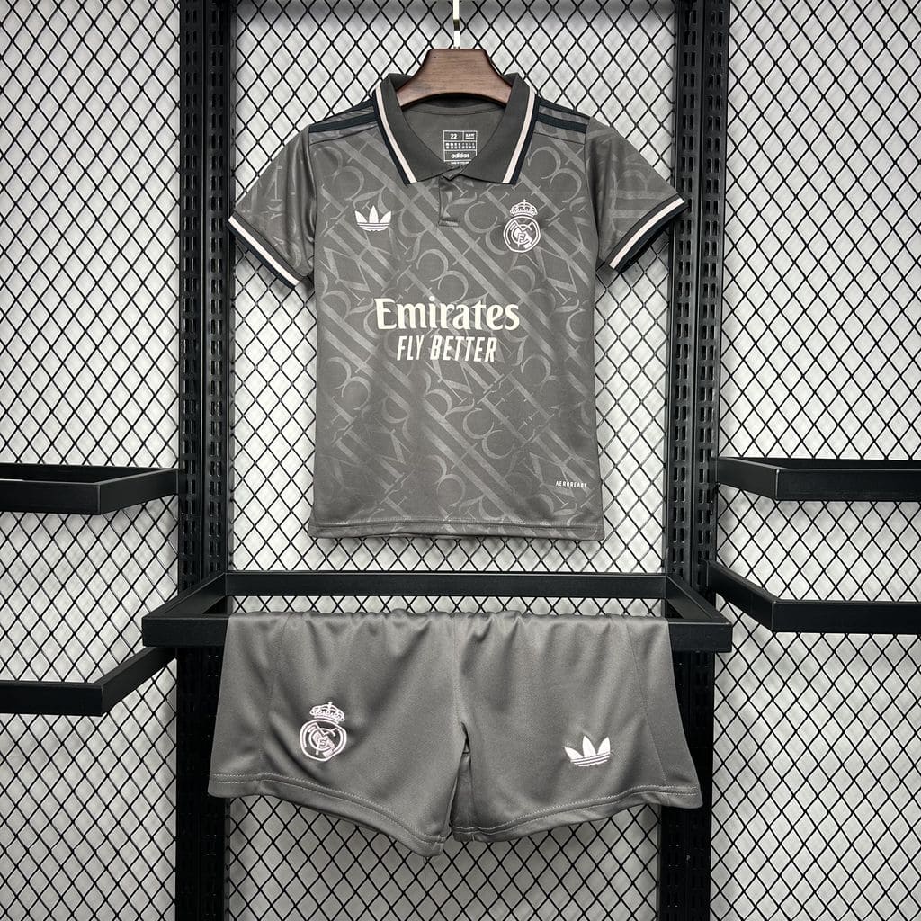 Kit Infantil Real Madrid III 24/25 (Sob encomenda)