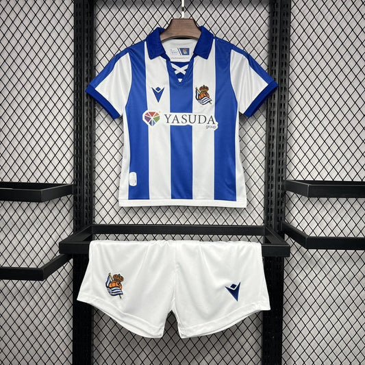 Kit Infantil Real Sociedad I 24/25 (Sob encomenda)