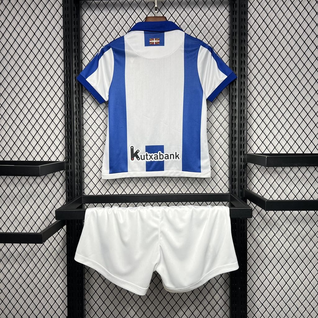 Kit Infantil Real Sociedad I 24/25 (Sob encomenda)