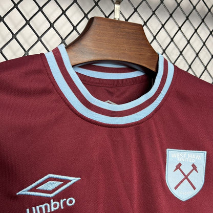 Kit Infantil West Ham I 24/25 (Sob encomenda)