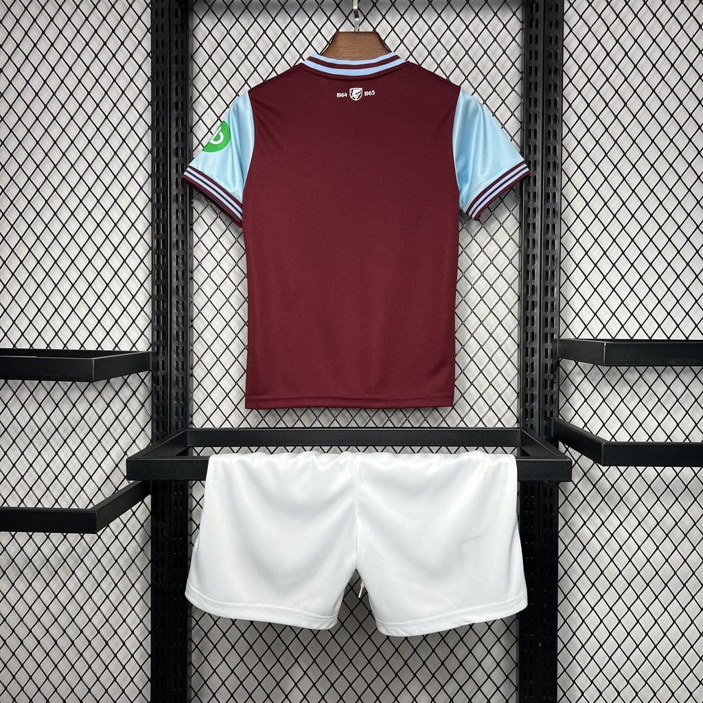 Kit Infantil West Ham I 24/25 (Sob encomenda)