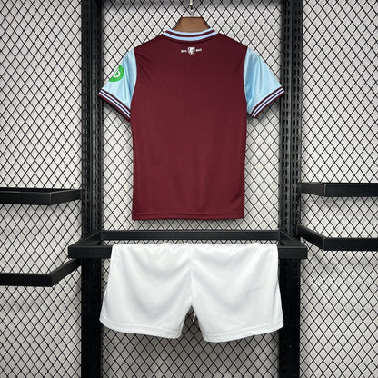 Kit Infantil West Ham I 24/25 (Sob encomenda)