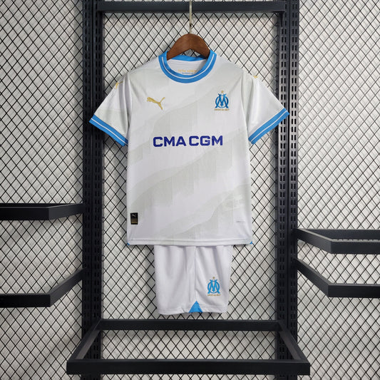 Kit Infantil Olympique de Marseille I 23/24 (Sob encomenda)