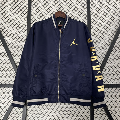 Corta Vento Jordan Dark Blue and Gold (Sob encomenda)