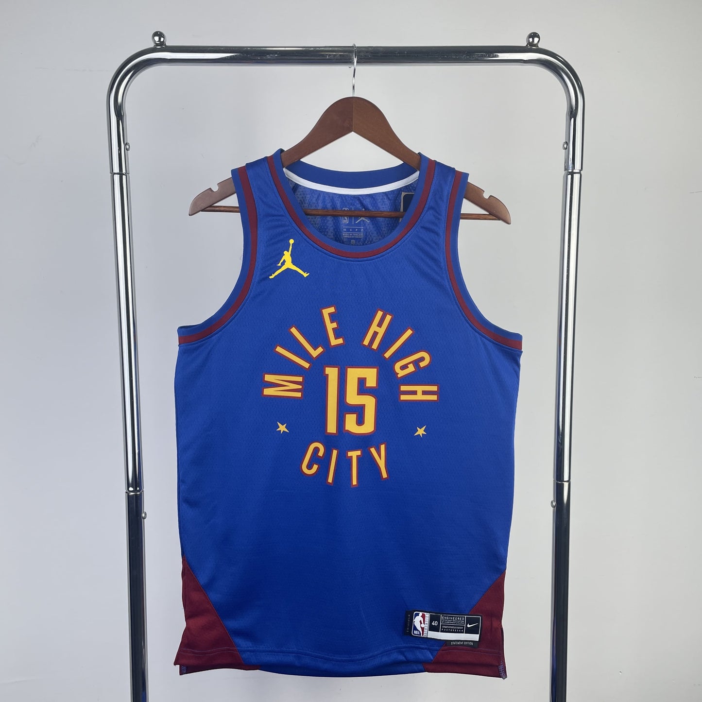 Regata Denver Nuggets NBA 2023 Statement Edition Swingman Masculina (Sob encomenda)