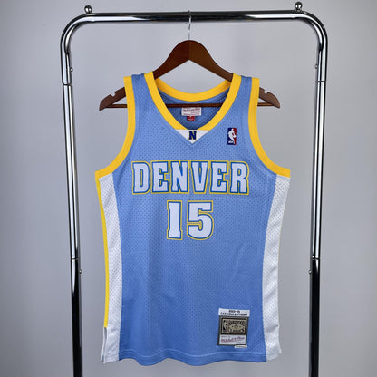 Regata Denver Nuggets NBA 2003 Mitchell And Ness Hardwood Classics Masculina (Sob encomenda)