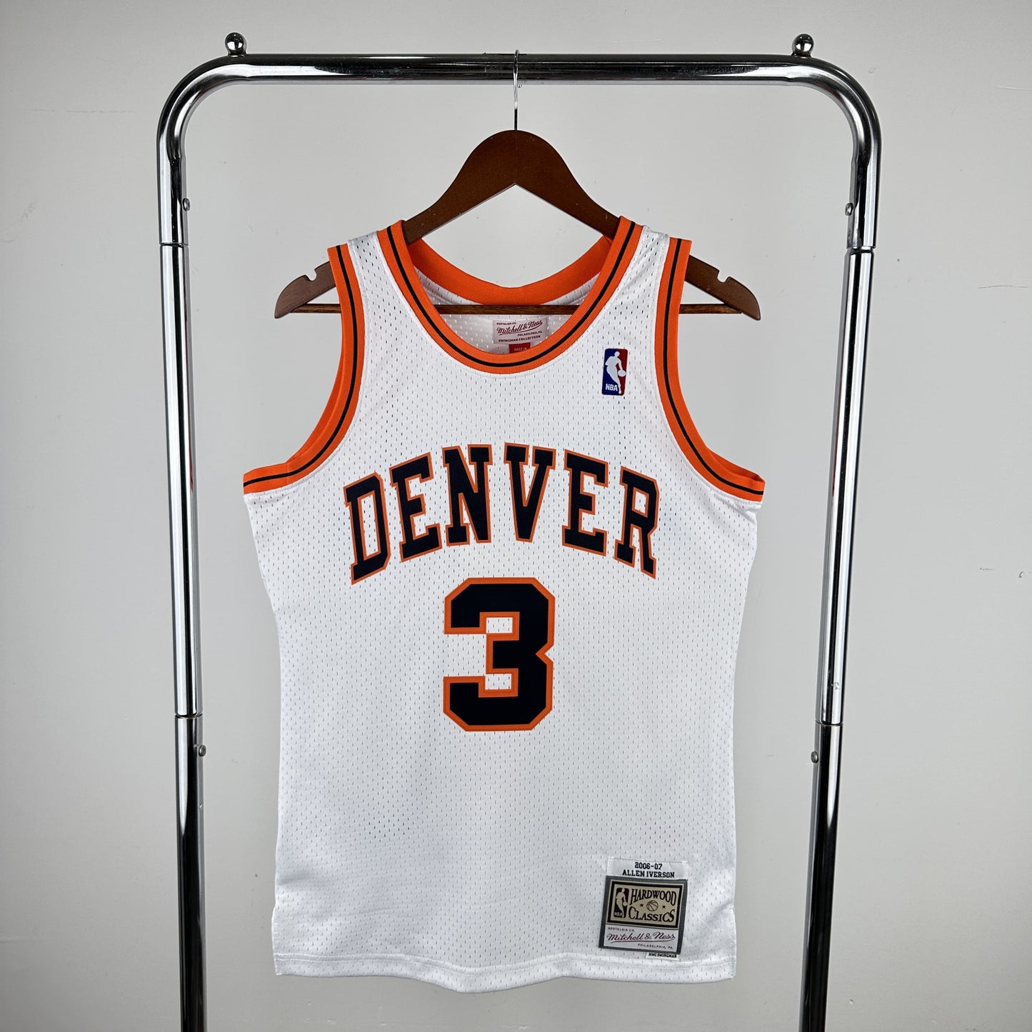 Regata Denver Nuggets NBA 2006 Mitchell And Ness Hardwood Classics Masculina (Sob encomenda)