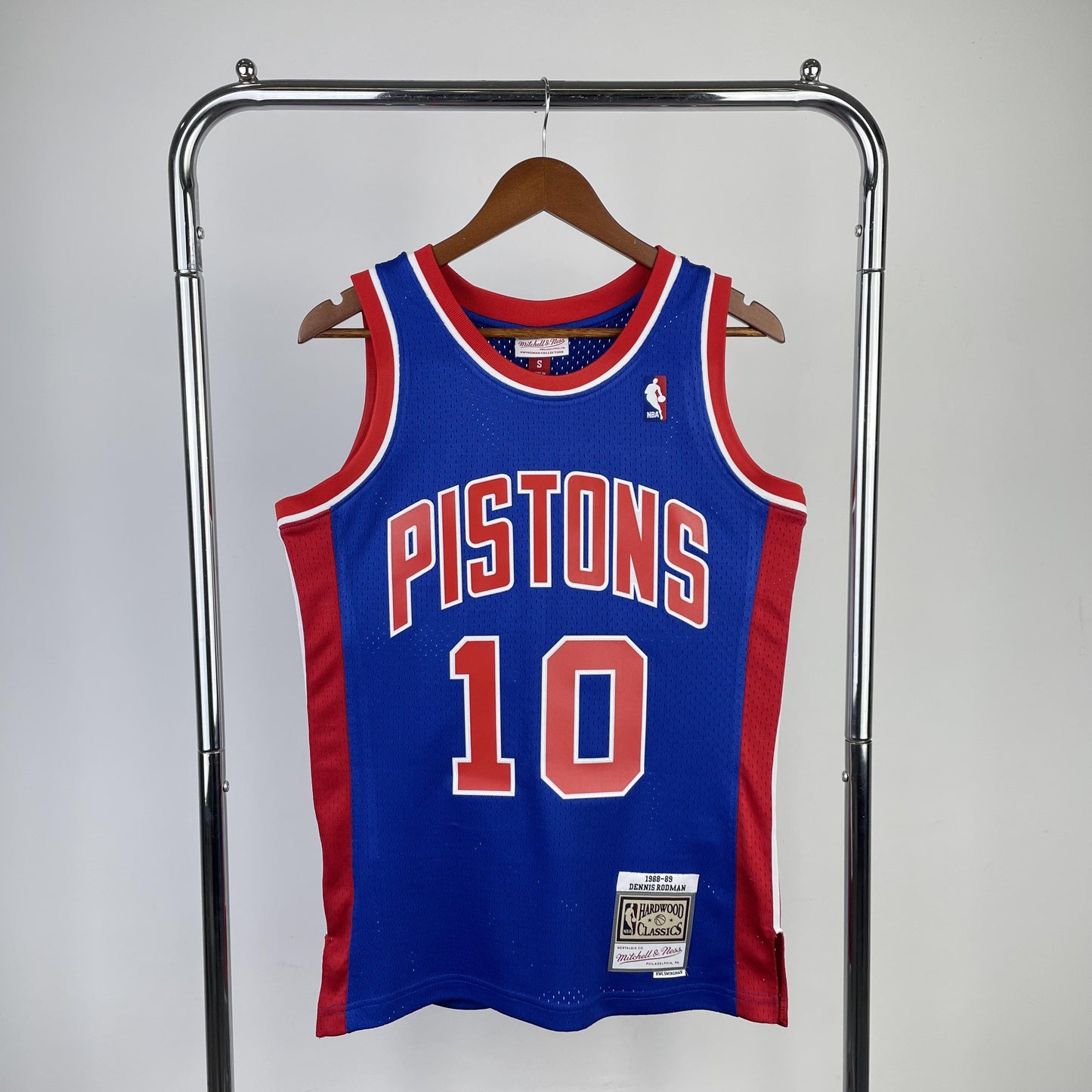 Regata Detroit Pistons NBA 1988 Mitchell And Ness Hardwood Classics Masculina (Sob encomenda)