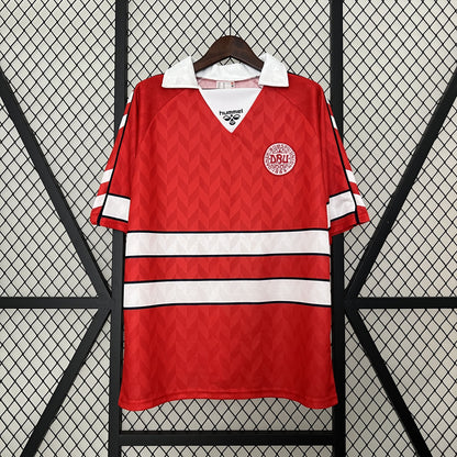 Camisa Dinamarca I 1998 Retrô (Sob encomenda)