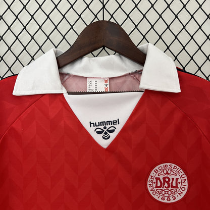 Camisa Dinamarca I 1998 Retrô (Sob encomenda)