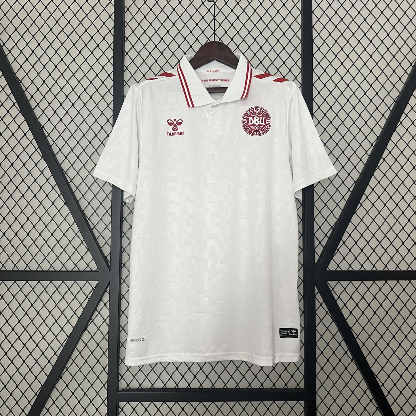 Camisa Dinamarca II 2024 Torcedor (Sob encomenda)