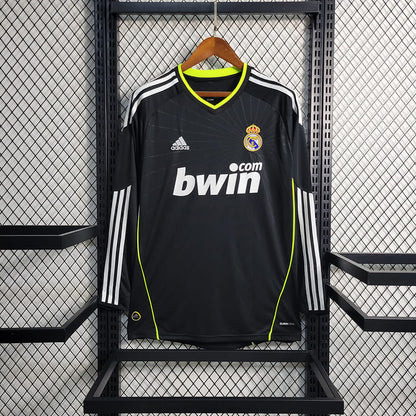 Camisa Real Madrid II 10/11 Retrô Manga Longa (Sob encomenda)