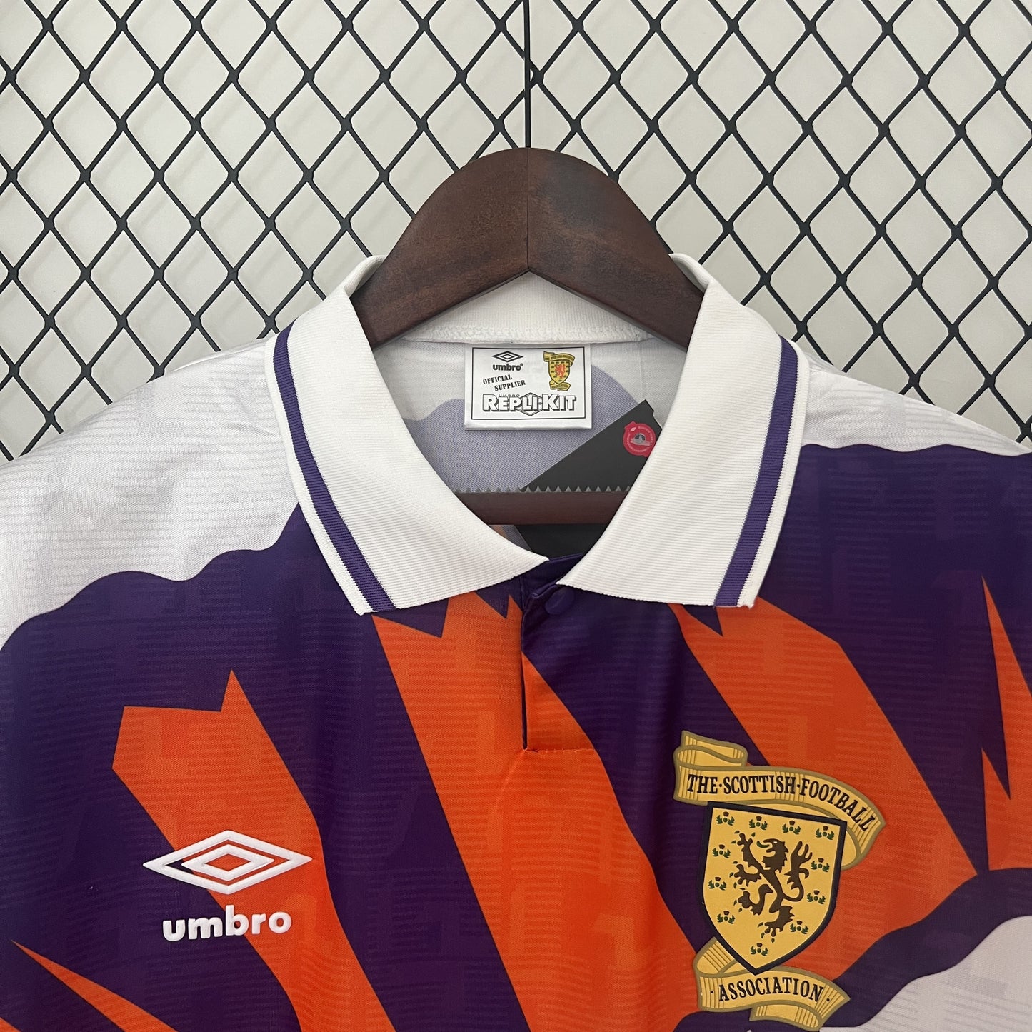 Camisa Escócia II 1992 Retrô (Sob encomenda)