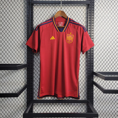 Camisa Espanha I 2022 Torcedor (Sob encomenda)