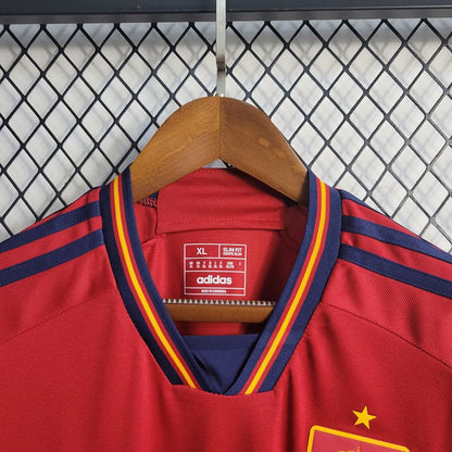 Camisa Espanha I 2022 Torcedor (Sob encomenda)