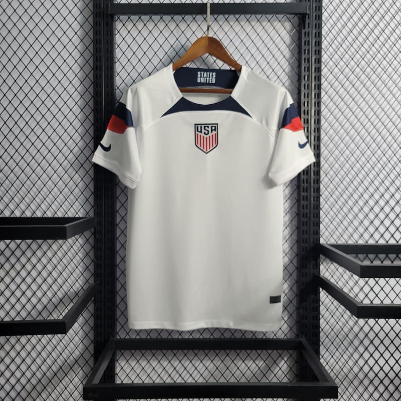 Camisa Estados Unidos I 2022 Torcedor (Sob encomenda)