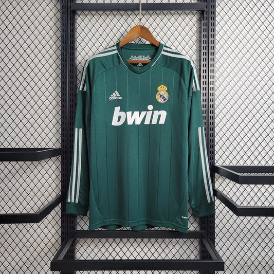 Camisa Real Madrid III 12/13 Retrô Manga Longa (Sob encomenda)