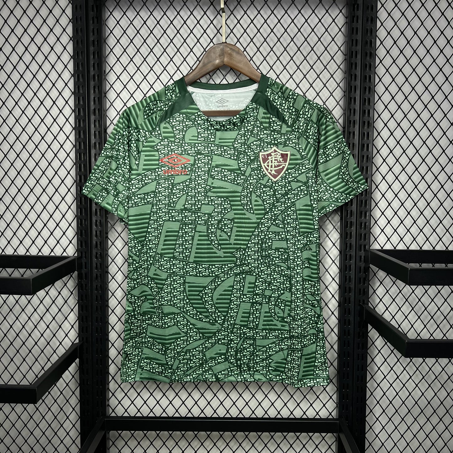 Camisa Fluminense Pré-Jogo 24/25 Torcedor (Sob encomenda)