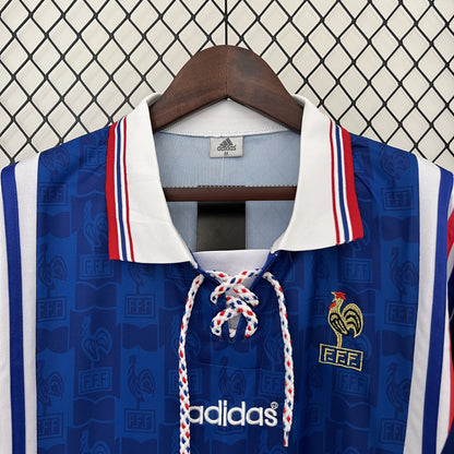 Camisa França I 1996 Retrô (Sob encomenda)