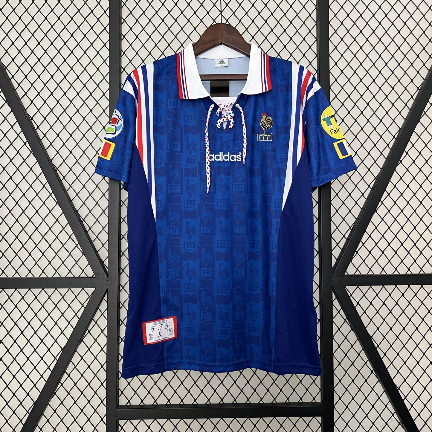 Camisa França I 1996 Retrô (Sob encomenda)