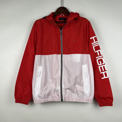 Corta Vento Tommy Hilfiger Red and White (Sob encomenda)