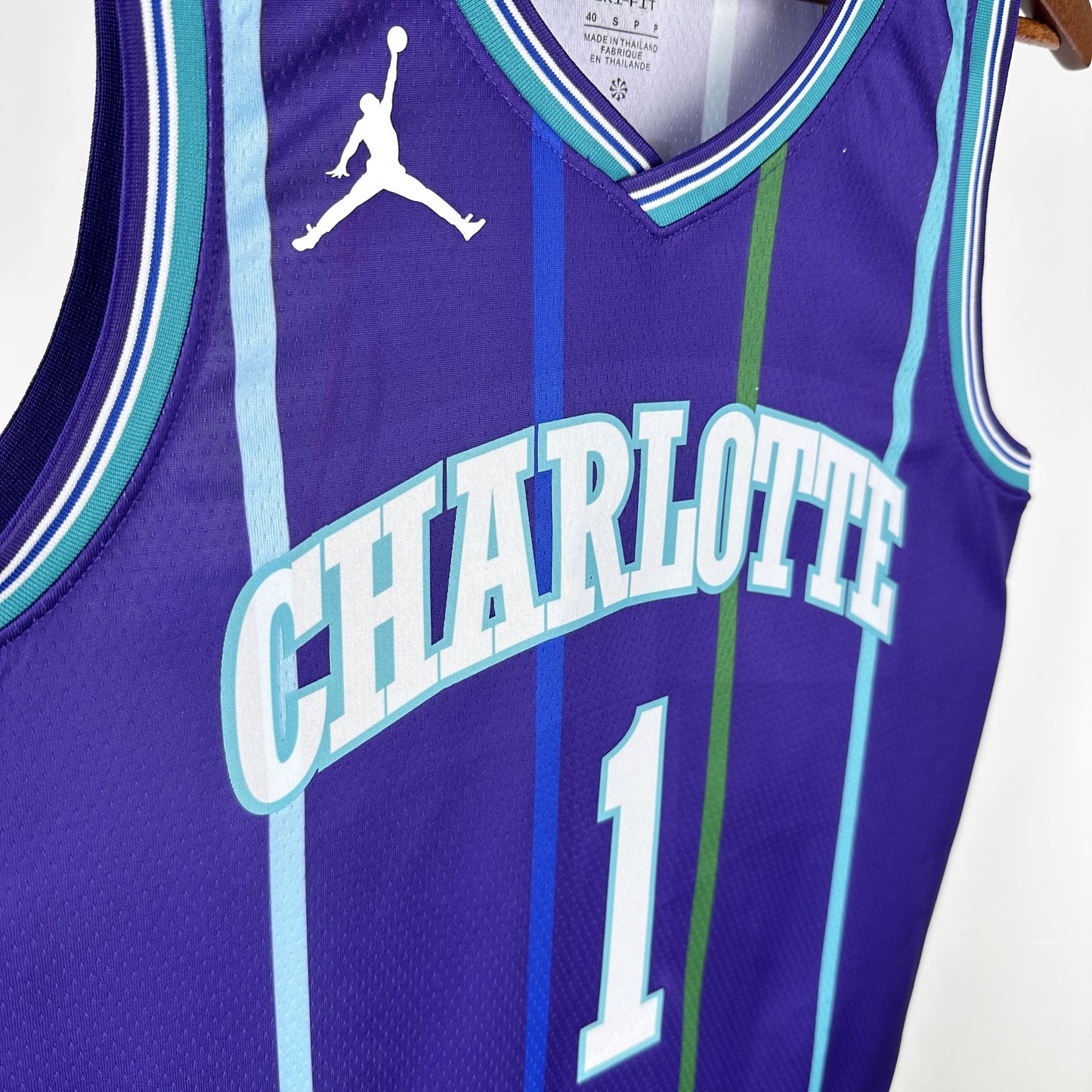 Regata Charlotte Hornets NBA 2019 Classic Edition Swingman Masculina (Sob encomenda)