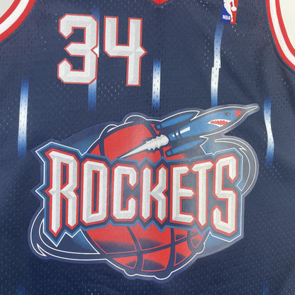 Regata Houston Rockets NBA 1996 Mitchell And Ness Hardwood Classics Masculina (Sob encomenda)