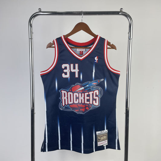 Regata Houston Rockets NBA 1996 Mitchell And Ness Hardwood Classics Masculina (Sob encomenda)