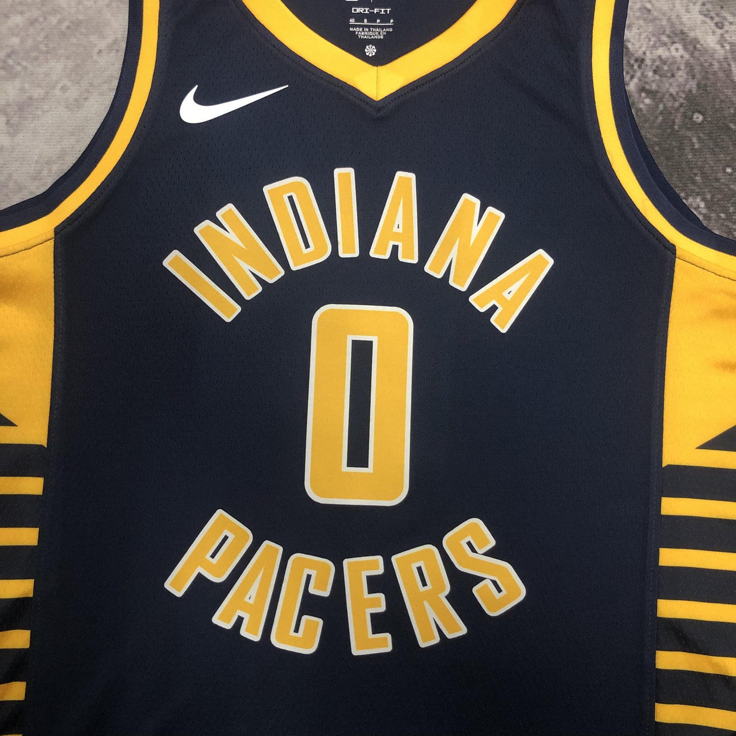 Regata Indiana Pacers NBA 2023 Icon Edition Swingman Masculina (Sob encomenda)