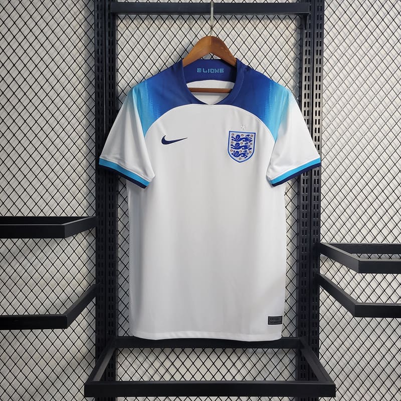 Camisa Inglaterra I 2022 Torcedor (Sob encomenda)