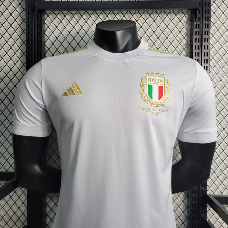 Camisa Itália '125th Annivesary' 2023 Jogador (Sob encomenda)