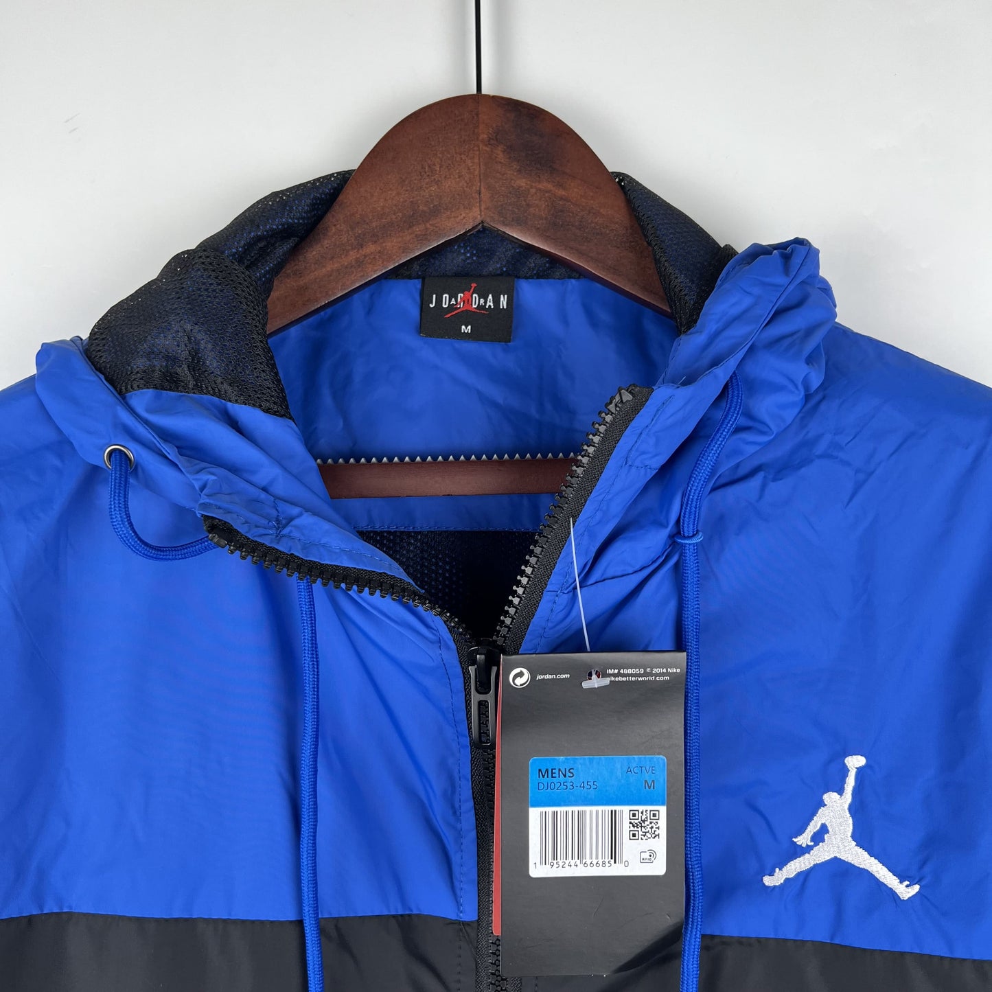 Corta Vento Jordan Blue and Black (Sob encomenda)