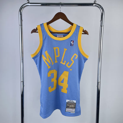 Regata Los Angeles Lakers NBA 2001 Mitchell And Ness Hardwood Classics Masculina (Sob encomenda)