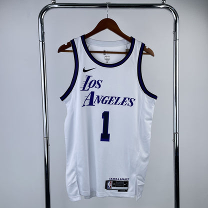 Regata Los Angeles Lakers NBA 2023 City Edition Swingman Masculina (Sob encomenda)