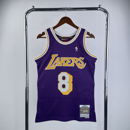 Regata Los Angeles Lakers NBA 1996 Mitchell And Ness Hardwood Classics Masculina (Sob encomenda)